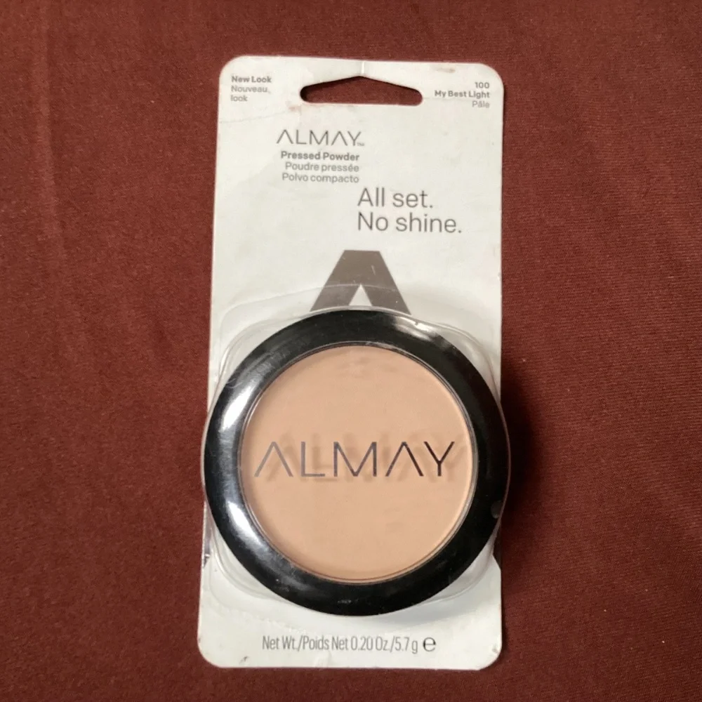 Almay Pressed Powder 100 My Best Light New Wt. 0.20 oz/5.7 g New/Sealed